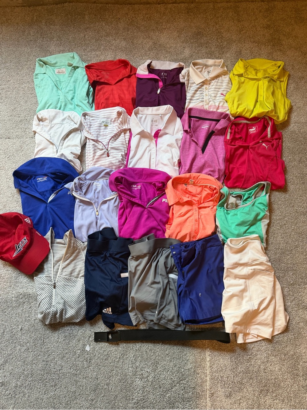 Nike Women's Mixed Color Athletic Tops Lot - Bright Multi